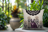 Nara Tiger Reversible Indoor/Outdoor Square Pillow
