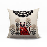 Nara Tiger Reversible Indoor/Outdoor Square Pillow