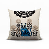 Nara Tiger Reversible Indoor/Outdoor Square Pillow