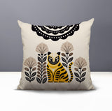 Nara Tiger Reversible Indoor/Outdoor Square Pillow