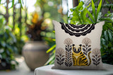 Nara Tiger Reversible Indoor/Outdoor Square Pillow