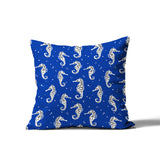 Barnon Seahorse Square Indoor/Outdoor Throw Pillow