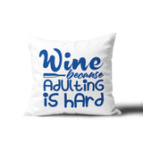 Davey Textual Reversible Indoor/Outdoor Square Pillow