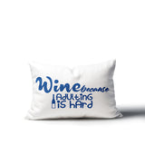 Davey Wine Lumbar Indoor/Outdoor Throw Pillow