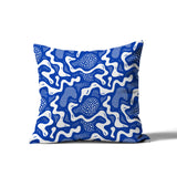 Dominique Coral Reefs Square Indoor/Outdoor Throw Pillow