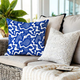 Dominique Coral Reefs Square Indoor/Outdoor Throw Pillow