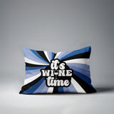 Downton It's Wine Lumbar Indoor/Outdoor Throw Pillow