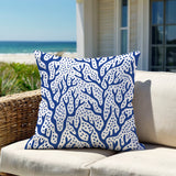 Fischer Coral Reefs Square Indoor/Outdoor Throw Pillow