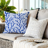 Fischer Coral Reefs Square Indoor/Outdoor Throw Pillow