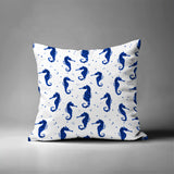 Hemmings Seahorse Square Indoor/Outdoor Throw Pillow