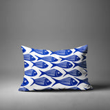 Kieran Fish Lumbar Indoor/Outdoor Throw Pillow