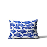 Kieran Fish Lumbar Indoor/Outdoor Throw Pillow