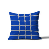 Knotty Nautical Knot Square Indoor/Outdoor Throw Pillow