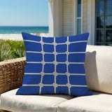 Knotty Nautical Knot Square Indoor/Outdoor Throw Pillow