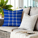 Knotty Nautical Knot Square Indoor/Outdoor Throw Pillow