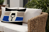 Molsley Wine Bottle Lumbar Indoor/Outdoor Throw Pillow