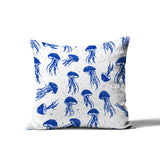 Octavian Jellyfish Square Indoor/Outdoor Throw Pillow