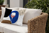 Parson Wine Glass Lumbar Indoor/Outdoor Throw Pillow