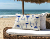 Purcill Wine Glass Lumbar Indoor/Outdoor Throw Pillow