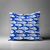 Queeston Fish Square Indoor/Outdoor Throw Pillow