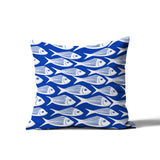Queeston Fish Square Indoor/Outdoor Throw Pillow