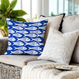 Queeston Fish Square Indoor/Outdoor Throw Pillow