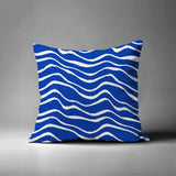 Richardson Ocean Waves Square Indoor/Outdoor Throw Pillow