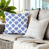 Sebastine Sea Shell Square Indoor/Outdoor Throw Pillow