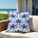 Shirley Octopus Square Indoor/Outdoor Throw Pillow
