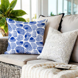 Shutterfield Sea Shell Square Indoor/Outdoor Throw Pillow