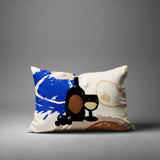 Tate Wine Bottle Lumbar Indoor/Outdoor Throw Pillow