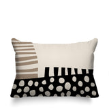 Nea Abstract Reversible Indoor/Outdoor Rectangular Pillow
