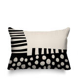 Nea Abstract Reversible Indoor/Outdoor Rectangular Pillow