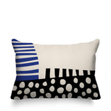 Nea Abstract Reversible Indoor/Outdoor Rectangular Pillow