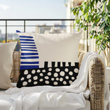Nea Reversible Indoor/Outdoor Square Pillow