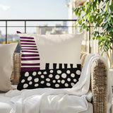 Nea Reversible Indoor/Outdoor Square Pillow