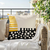 Nea Reversible Indoor/Outdoor Square Pillow