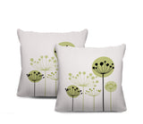 Neka Botanical Reversible Indoor/Outdoor Square Pillow