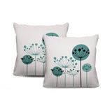 Neka Botanical Reversible Indoor/Outdoor Square Pillow