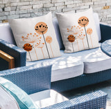 Neka Botanical Reversible Indoor/Outdoor Square Pillow