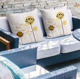 Neka Botanical Reversible Indoor/Outdoor Square Pillow