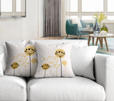 Neka Botanical Reversible Indoor/Outdoor Square Pillow