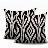 Niels Zebra Print Indoor/Outdoor Reversible Square Pillow