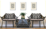 Niels Zebra Print Indoor/Outdoor Reversible Rectangular Pillow