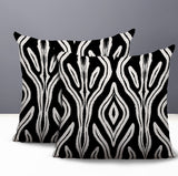 Niels Zebra Print Indoor/Outdoor Reversible Square Pillow