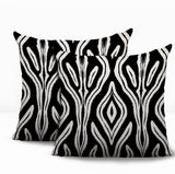 Niels Zebra Print Indoor/Outdoor Reversible Square Pillow