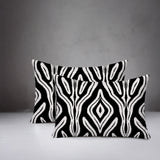 Niels Zebra Print Indoor/Outdoor Reversible Rectangular Pillow