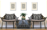 Niels Zebra Print Indoor/Outdoor Reversible Rectangular Pillow
