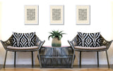 Niels Zebra Print Indoor/Outdoor Reversible Rectangular Pillow