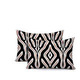 Niels Zebra Print Indoor/Outdoor Reversible Rectangular Pillow